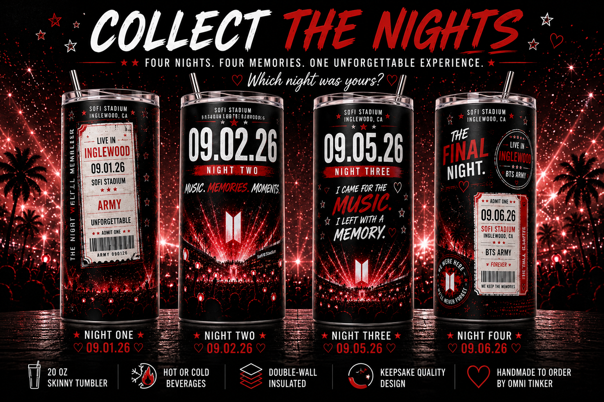 Collect the Nights | Complete Concert Keepsake Tumbler Set
