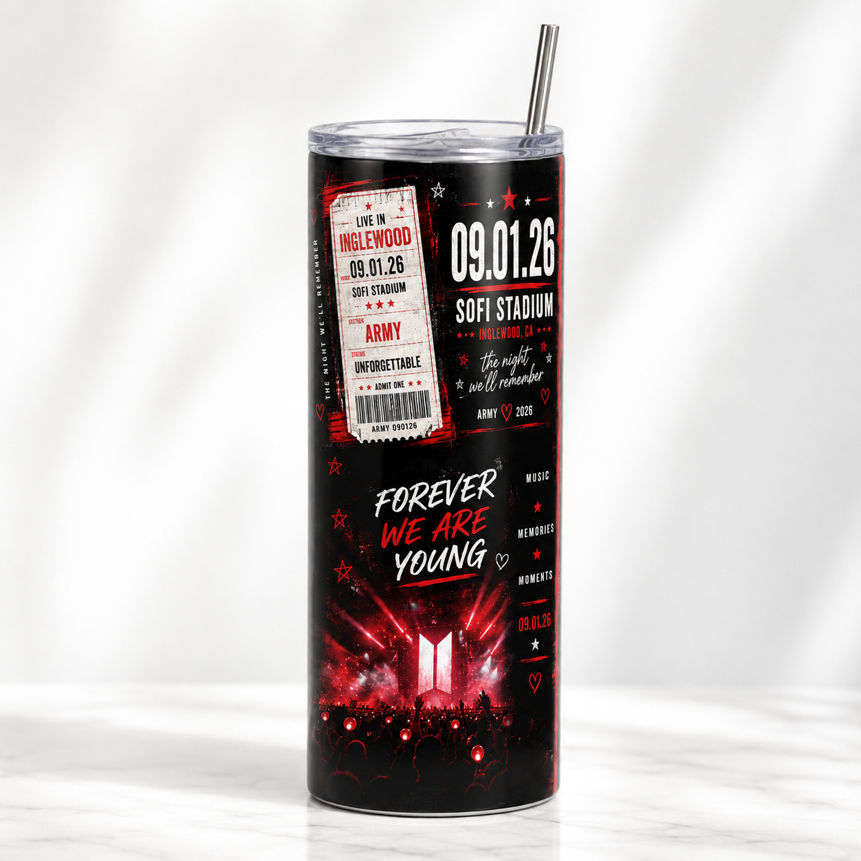 SoFi 09.01 Concert Keepsake | 20 oz Tumbler