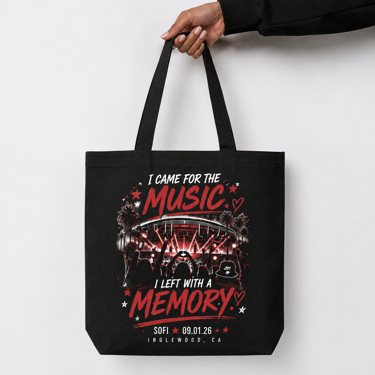 ✦ I Came for the Music | Concert Keepsake Tote ✦