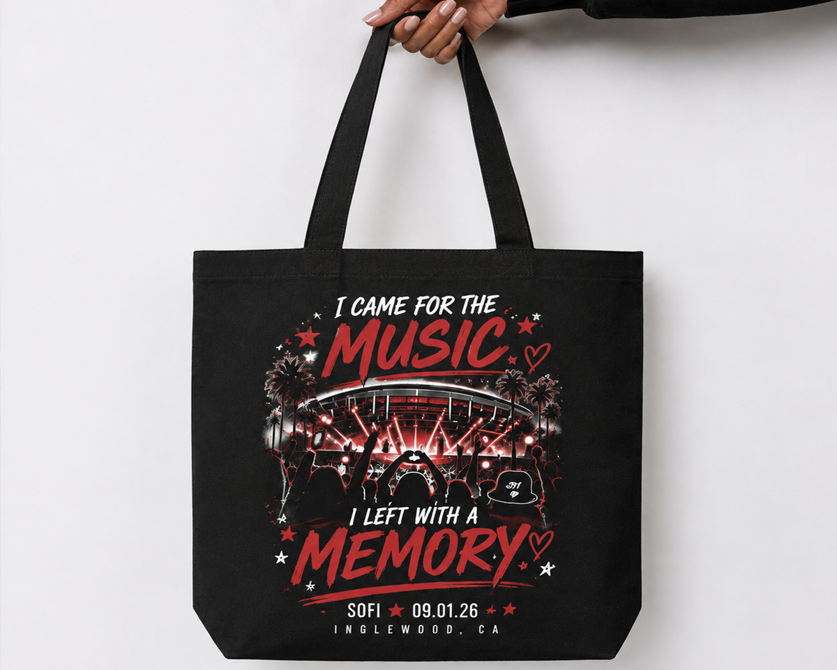 ✦ I Came for the Music | Concert Keepsake Tote ✦