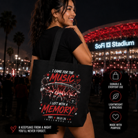 ✦ I Came for the Music | Concert Keepsake Tote ✦